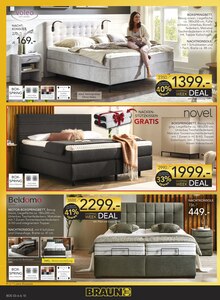Bett im BRAUN Möbel-Center Prospekt "BRAUN SHOPPING WEEK" mit 20 Seiten (Reutlingen)