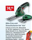 BAUHAUS Riemerling - Akku-Gras-und Strauchscheren-Set 'Isio' Akku-Gras-und Strauchscheren-Set 'Isio' Angebot bei BAUHAUS Riemerling im Prospekt Handzettel KW 23