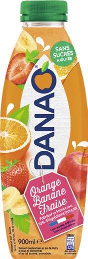 DANAO Orange Banane Fraise