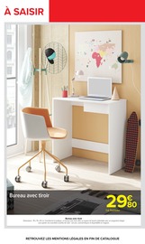 Promos Meuble Bureau dans le catalogue "L'ÉTÉ EN MAILLOT, LA RENTRÉE EN GRANDS CARREAUX." de Carrefour Meuble Bureau en promo dans le catalogue Carrefour à la page 34