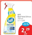 Bad Total Zitrus von Biff im aktuellen budni Prospekt