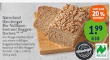Bio-Vollkornbrot mit Roggenflocken im Angebot bei tegut in Erfurt Bio-Vollkornbrot mit Roggenflocken Angebote von Herzberger bei tegut Erfurt für 1,99 €