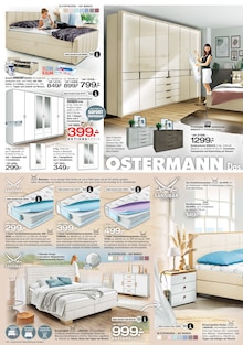 Bett im Ostermann Prospekt "WOHNEN NEU ERLEBEN" mit 12 Seiten (Dortmund)