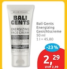Energizing Gesichtscreme von Bali Gents für 2,29 € bei budni im Angebot Energizing Gesichtscreme von Bali Gents im aktuellen budni Prospekt