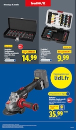 Prix et réduction Meuleuse dans le prospectus Lidl en cours Offre Meuleuse dans le catalogue Lidl du moment à la page 57