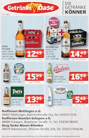 Krombacher im Getränke Oase Prospekt in Ibbenbüren Aktueller Getränke Oase Prospekt mit Krombacher, "Aktuelle Angebote", Seite 1