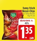 Kessel-Chips im Angebot bei EDEKA in Heidenheim Kessel-Chips Angebote von funny-frisch bei EDEKA Heidenheim für 1,35 €