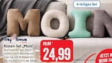 Aktuelles Kissen-Set Moin Angebot bei Kaufhaus Stolz in Bremerhaven ab 24,99 €