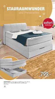 Bett im Polstermöbel Fischer Prospekt "BOXSPRING SPEZIAL" mit 21 Seiten (Regensburg)