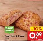 Toasty Ham & Cheese von BACKSTUBE für 0,89 € bei Netto Marken-Discount im Angebot Toasty Ham & Cheese von BACKSTUBE im aktuellen Netto Marken-Discount Prospekt