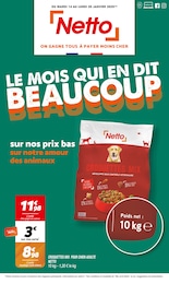 Catalogue Netto à La Penne-sur-Huveaune, avec 16 pages Prospectus Netto à La Penne-sur-Huveaune: "LE MOIS QUI EN DIT BEAUCOUP", 16} pages, 14/01/2025 - 20/01/2025