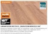 Laminatboden Breitdiele "saxon Ocean Merigold Oak" Angebote von Krono Original bei OBI Arnsberg für 10,99 €