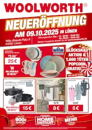 Woolworth Prospekt für Höhr-Grenzhausen: "NEUERÖFFNUNG IN LÜNEN", 8 Seiten, 09.10.2025 - 09.10.2025