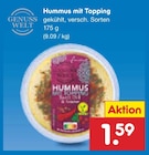 Hummus mit Topping im Angebot bei Netto Marken-Discount in Zwickau Hummus mit Topping Angebote von GENUSS WELT bei Netto Marken-Discount Zwickau für 1,59 €