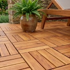 Lot de 4 dalles acacia dans le catalogue B&M