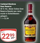 Gran Reserva Angebote von Cardenal Mendoza bei GLOBUS Rüsselsheim für 22,99 €