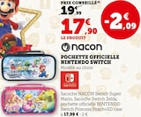 Promo Pochette officielle Nintendo Switch à 17,90 € dans le catalogue Super U à Bompas