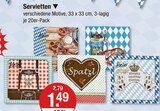Servietten im V-Markt Prospekt Servietten von im aktuellen V-Markt Prospekt fĂŒr 1,49 âŹ