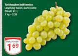 Tafeltrauben hell kernlos Angebote bei GLOBUS Siegen für 1,69 €