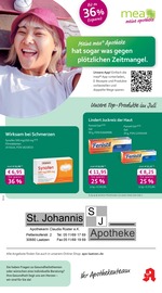 mea - meine apotheke Apotheken Prospekt der aktuellen Woche mit 4 Seiten, gültig von 01.07.2026 bis 31.07.2026, in Sarstedt und Umgebung Aktueller mea - meine apotheke Apotheken Prospekt in Sarstedt und Umgebung, "Unsere Juli-Angebote" mit 4 Seiten, 01.07.2026 - 31.07.2026