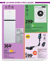 Promos Aspirateur dans le catalogue "Vos super pouvoirs d'achat" de E.Leclerc à la page 12