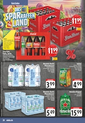 Coca Cola im EDEKA Prospekt in Wesel Aktueller EDEKA Prospekt mit Coca Cola, "Aktuelle Angebote", Seite 20