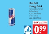 Energy Drink im Angebot bei famila Nordost in Buchholz Energy Drink Angebote von Red Bull bei famila Nordost Buchholz für 0,99 €