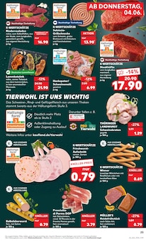 Steak im Kaufland Prospekt "Hier bin ich richtig" mit 69 Seiten (Rostock)