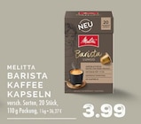 Barista Kaffee Kapseln im Angebot bei EDEKA in Voerde Barista Kaffee Kapseln Angebote von Melitta bei EDEKA Voerde für 3,99 €