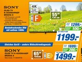 OLED TV Angebote von Sony bei expert Regenstauf für 1.199,00 €