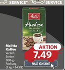 Kaffee Angebote von Melitta bei combi Bünde für 7,49 €