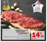 Promo Viande bovine: Faux Filet à Griller à 14,95 € dans le catalogue Super U à Saint-Palais