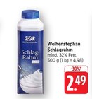 Schlagrahm im Angebot bei E center in Neustadt Schlagrahm Angebote von Weihenstephan bei E center Neustadt für 2,49 €
