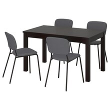 IKEA Lahstedt - Tisch und 4 Stühle braun/dunkelgrau dunkelgrau Tisch und 4 Stühle braun/dunkelgrau dunkelgrau Angebot bei IKEA Lahstedt im Prospekt "Zeit für mehr Weihnachtsstimmung"