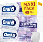 Dentifrices 3D White Luxe Blancheur - Oral-B en promo chez Lidl Dentifrices 3D White Luxe Blancheur - Oral-B dans le catalogue Lidl