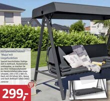 Hollywoodschaukel 'Maja'mit Liegefunktion bei BAUHAUS in Bonn Hollywoodschaukel 'Maja'mit Liegefunktion im Angebot bei BAUHAUS Bonn für 299,00 €