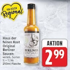Original Berliner Senfsauce von Haus der feinen Kost für 2,99 € bei EDEKA im Angebot Original Berliner Senfsauce von Haus der feinen Kost im aktuellen EDEKA Prospekt