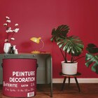 Promo Peinture TDP décoration murs et boiseries rouge latérite satin 2,5L à 18,90 € dans le catalogue Décor Discount à Fontanil-Cornillon