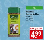 Biogreno Instant Kaffee fairtrade im Angebot bei famila Nordost in Kiel Biogreno Instant Kaffee fairtrade Angebote bei famila Nordost Kiel für 4,99 €
