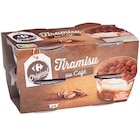 Tiramisu - CARREFOUR ORIGINAL en promo chez Carrefour Market Tiramisu - CARREFOUR ORIGINAL dans le catalogue Carrefour Market