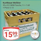 GLOBUS - Kuchlbauer Weißbier Angebot im Prospekt Kuchlbauer Weißbier bei GLOBUS im Prospekt "" für 15,99 €