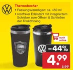 Thermobecher im Angebot bei Netto Marken-Discount in Mühlhausen Thermobecher Angebote von Volkswagen bei Netto Marken-Discount Mühlhausen für 4,99 €