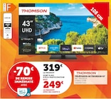 Téléviseur 4K 43" à Super U dans Antigny