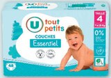 Couches Essentiel - U TOUT PETITS en promo chez Super U Montpellier à 5,80 €