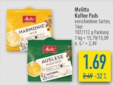 Kaffee Pads verschiedene Sorten, 16er Angebote von Melitta bei diska Görlitz für 1,69 €