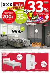 Kleiderschrank im Express Prospekt in Gummersbach Aktueller Express Prospekt mit Kleiderschrank, "BIS ZU 33 % MIT GUTSCHEINEN ODER TASCHE SPAREN", Seite 1