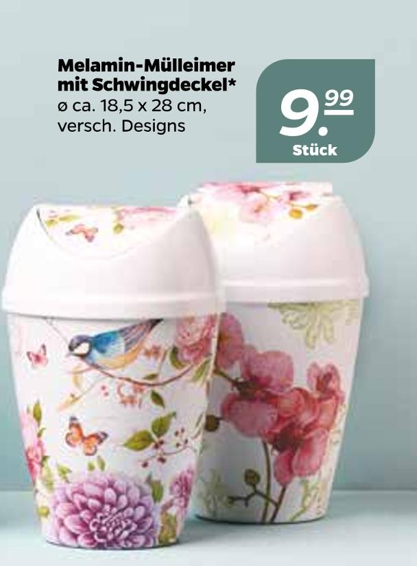 NETTO mit dem Scottie Ziezow - Melamin-Mülleimer mit Schwingdeckel Melamin-Mülleimer mit Schwingdeckel Angebot bei NETTO mit dem Scottie Ziezow im Prospekt Günstig. Besser. Für Dich.