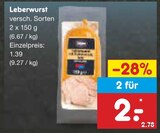 Leberwurst im Angebot bei Netto Marken-Discount in Hagen Leberwurst Angebote bei Netto Marken-Discount Hagen für 2,00 €