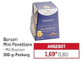 Kuchengebäck im METRO Prospekt Mini Panettone von Borsari im aktuellen METRO Prospekt für 1,81 €