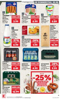 Bier im Kaufland Prospekt "Hier bin ich richtig" mit 52 Seiten (Jena)